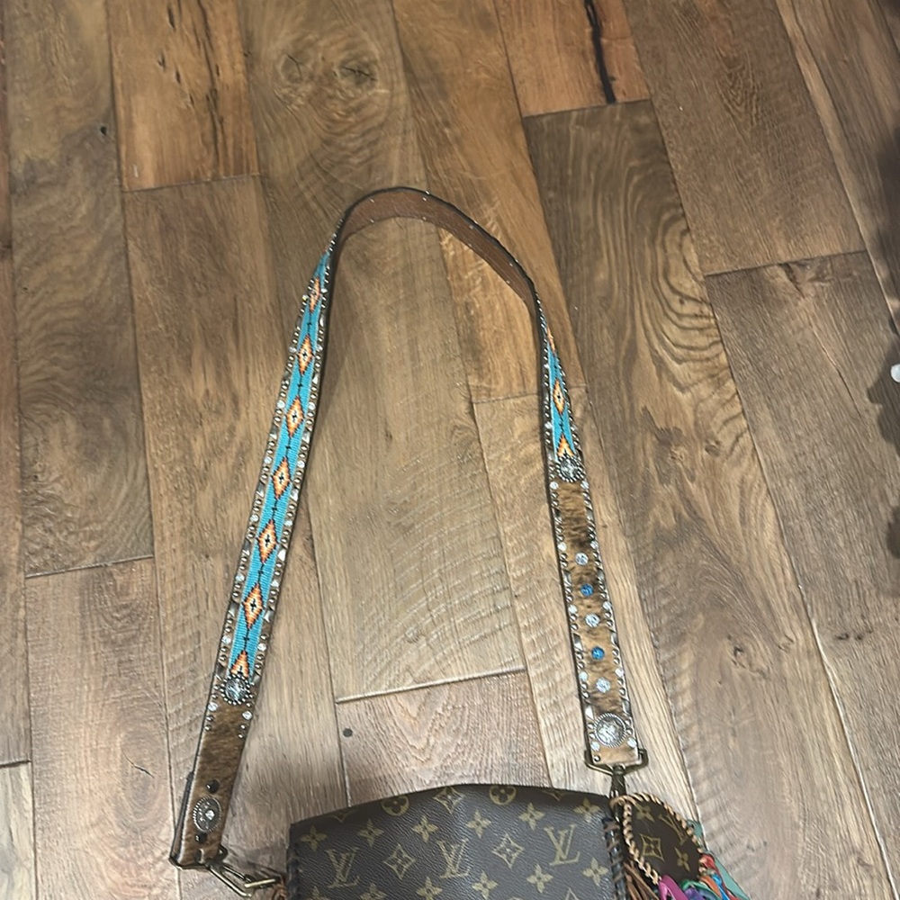 EUC Vintage Boho Bags Recycled Louis Vuitton - Picture 3 of 5
